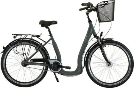 HAWK Bikes Cityrad »HAWK City Comfort Deluxe Plus Grey